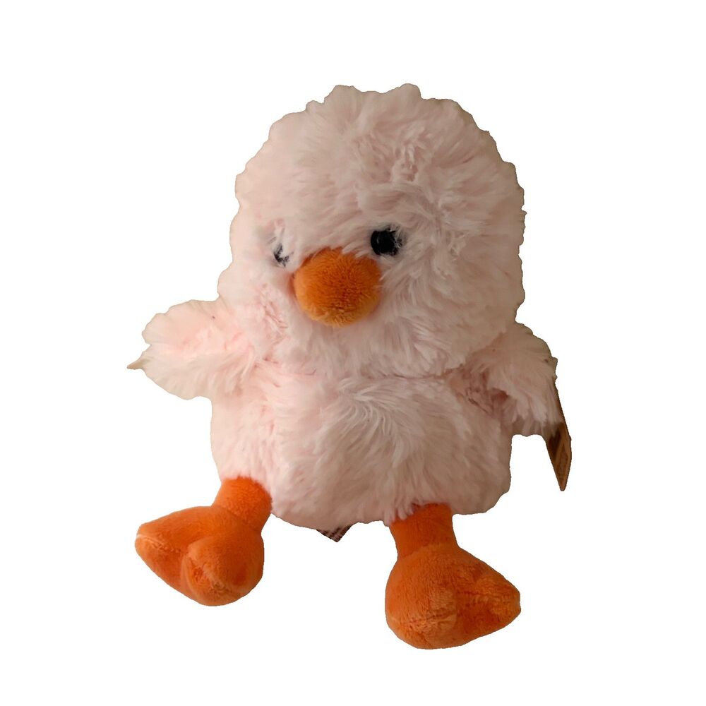 Animal Adventure Duck Plush Stuffed Animal Pink 7" NWT